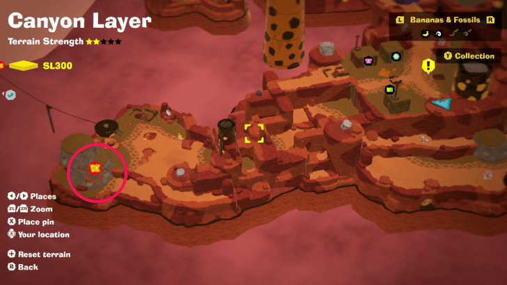 Unpilfered Potassium Banandium Gem Map Location