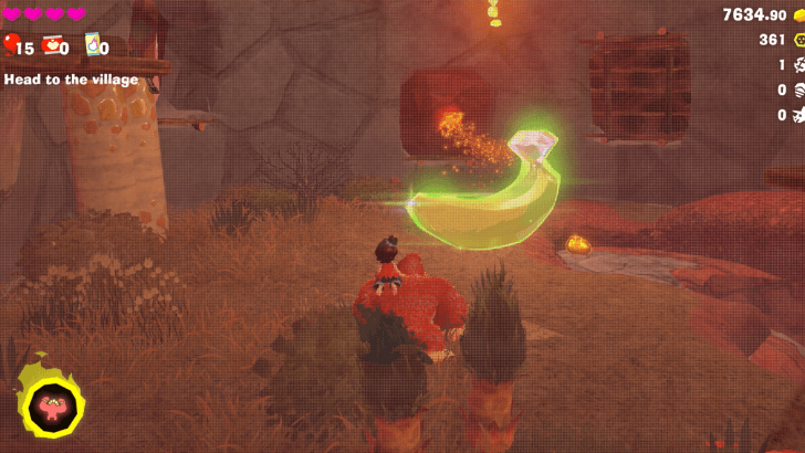 Unpilfered Potassium Banandium Gem Overworld Location