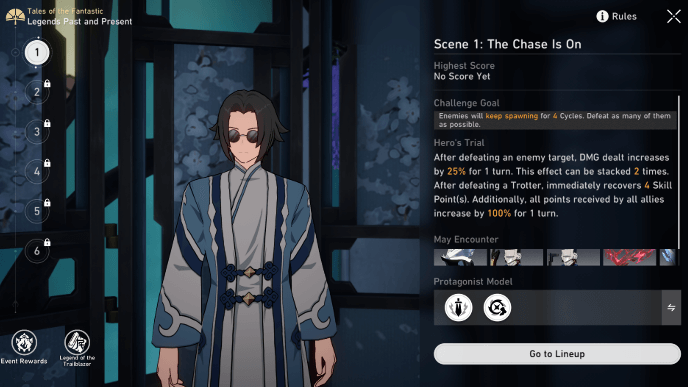 Honkai Star Rail - Scene 1 Trial Buffs and Enemies