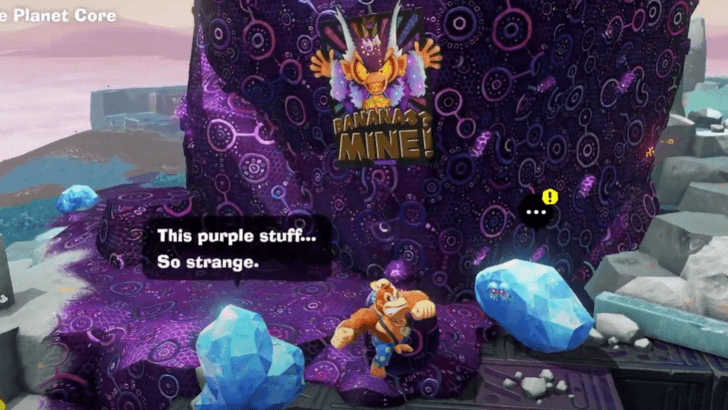 Talk to the Fractone in front of the sinkhole