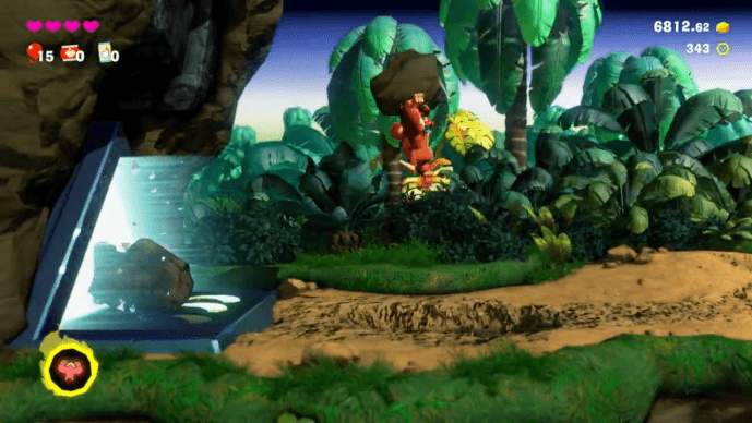 Do a Chunk Jump to Reach the Climbable Wall