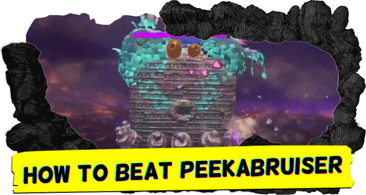 Donkey Kong Bananza How to Beat Landfill Peekabruiser
