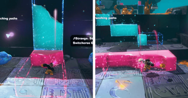 Donkey Kong Bananza - Pinkish Block in SL 400 The Divide