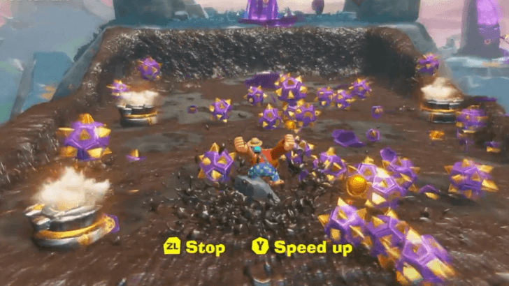 Turf Surf through enemies