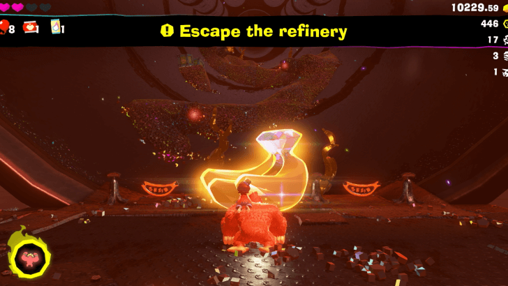 Beat the Mad Mixer! Banandium Gem Overworld Location