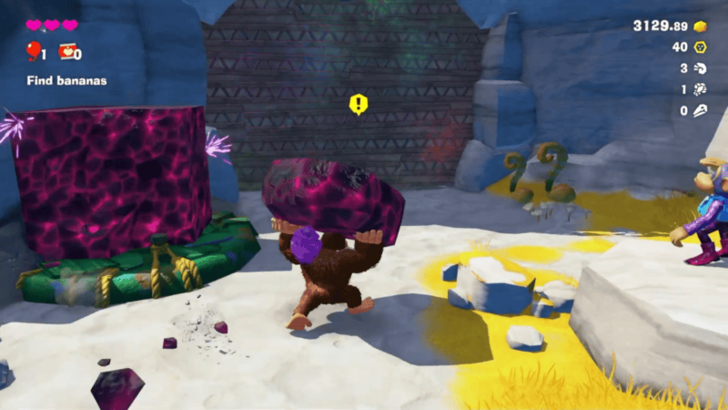 Tear Off a Boom Rock and Throw It Onto the Concrete Wall