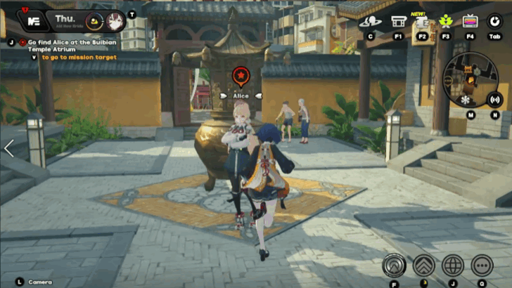 Go Find Alice at the Suibian Temple Atrium