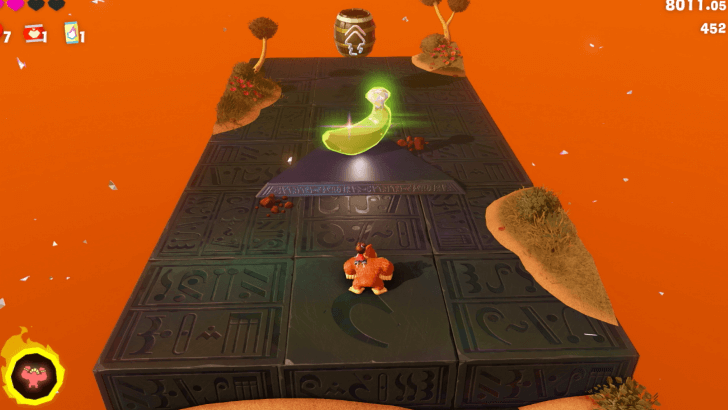 Going Way, Way Up! Banandium Gem Overworld Location