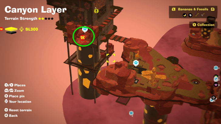 Hanging from the Crane Banandium Gem Map Location