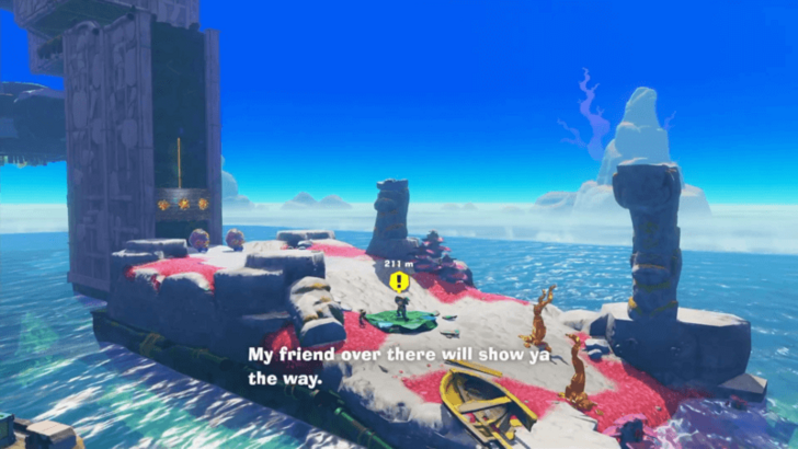 Go to the Monkey on the Island