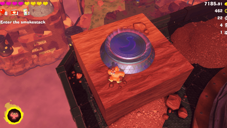 Battle Knotted-Thorn Knockout Banandium Gem Overworld Location