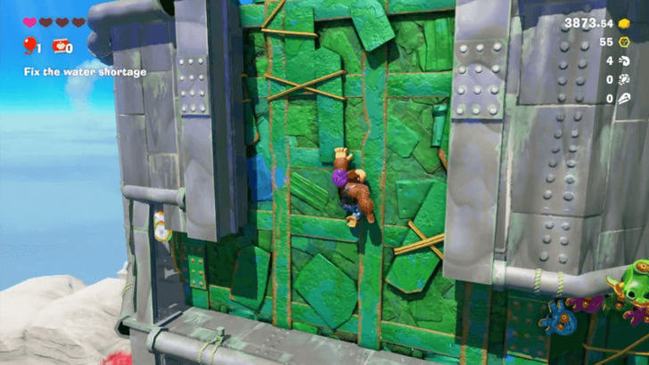 Climb the Metal Path and Avoid the Enemies