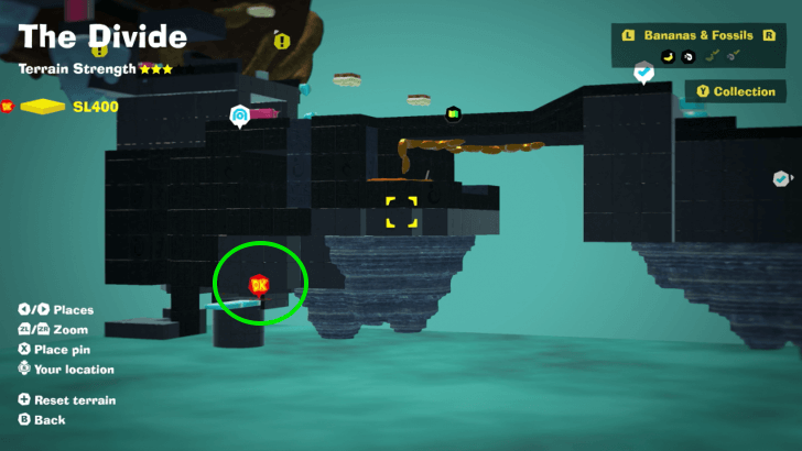 Safe-Landing Switcheroo Banandium Gem Map Location