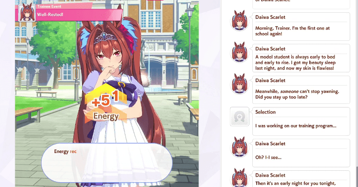 Well Rested! restores 50 to 70 energy