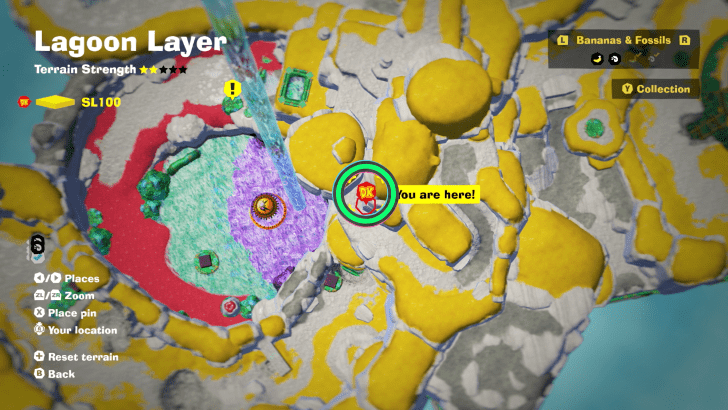 Ammonite 5 Fossil Map Location