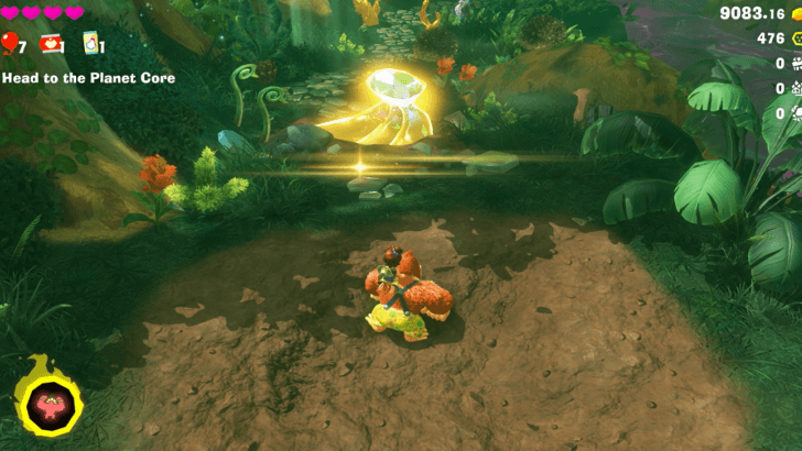 Branched into the Forest Layer! Banandium Gem Overworld Location