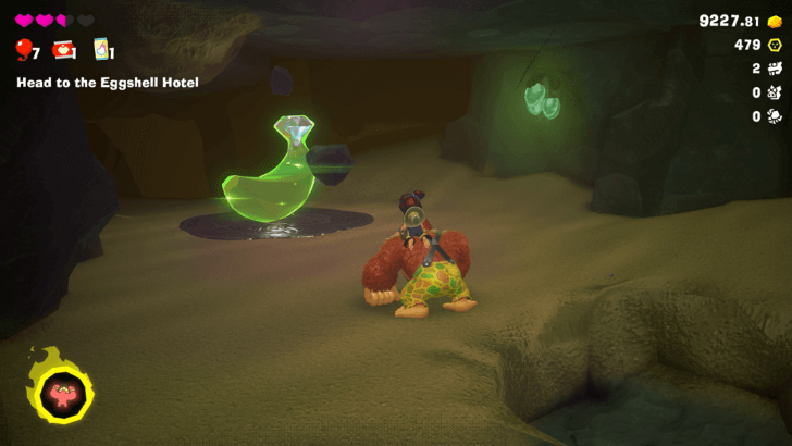 Under Featherfall Isle Banandium Gem Overworld Location