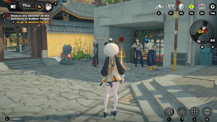 Head to the Elevator at the Entrance of Suibian Temple