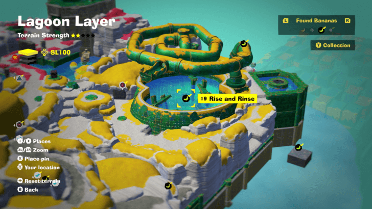 Rise and Rinse Banandium Gem Map Location