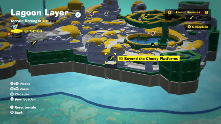 Beyond the Cloudy Platforms Banandium Gem Map Location