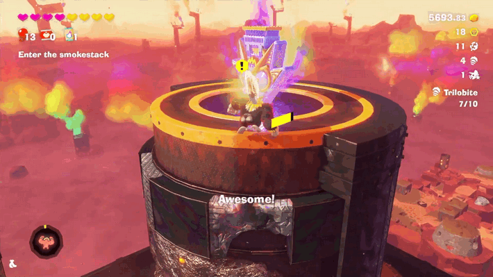 Click-Clack Smokestack Depths Void Stake Void Stake Overworld Location