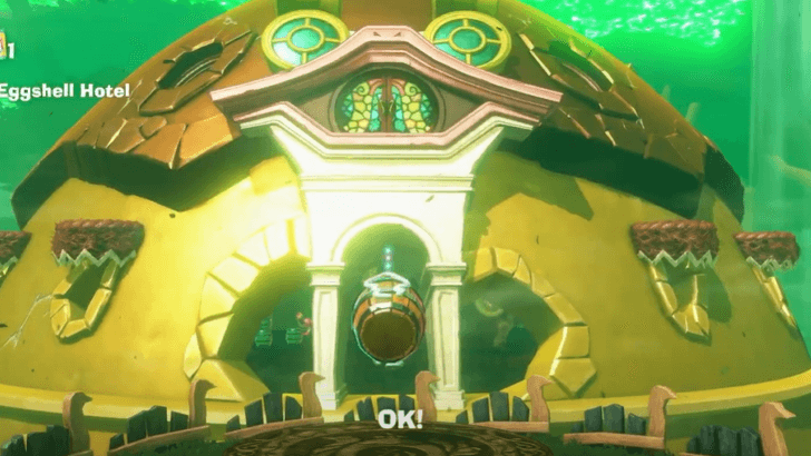 Barrel Cannon to Eggshell Hotel