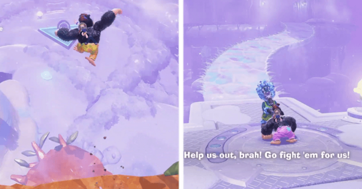 Donkey Kong Bananza - Zebra Near the Bridge in SL 500 Freezer Layer