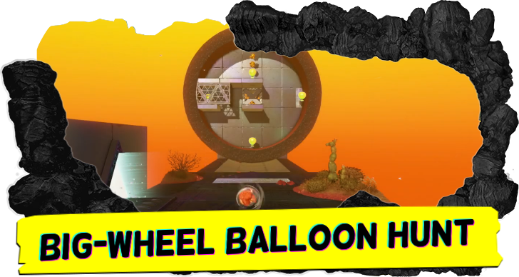 Donkey Kong Bananza Big-Wheel Balloon Hunt