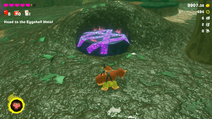 Battle Yucky Yard Banandium Gem Overworld Location