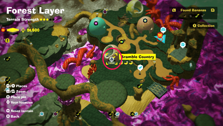 Blasting through Brambles Banandium Gem Map Location