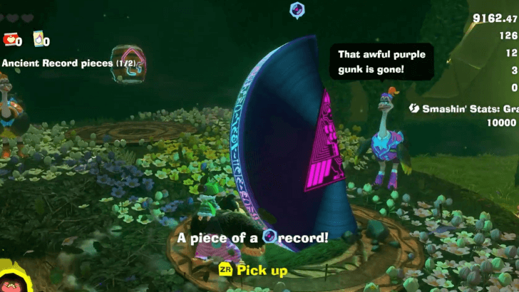 Pick up the Ancient Record Piece