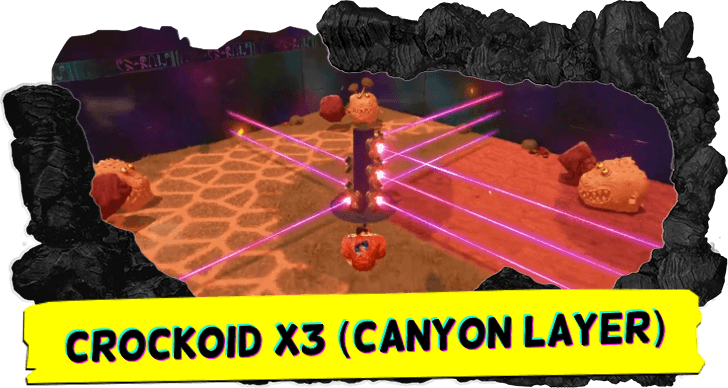 Donkey Kong Bananza Canyon Layer Battle Challenge 3 Guide (Crockoid x3)