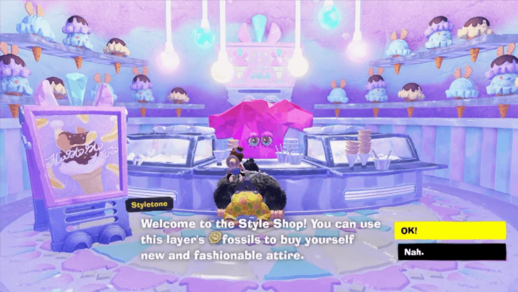 Snowy Crossroads Style Shop Style Shop Overworld Location