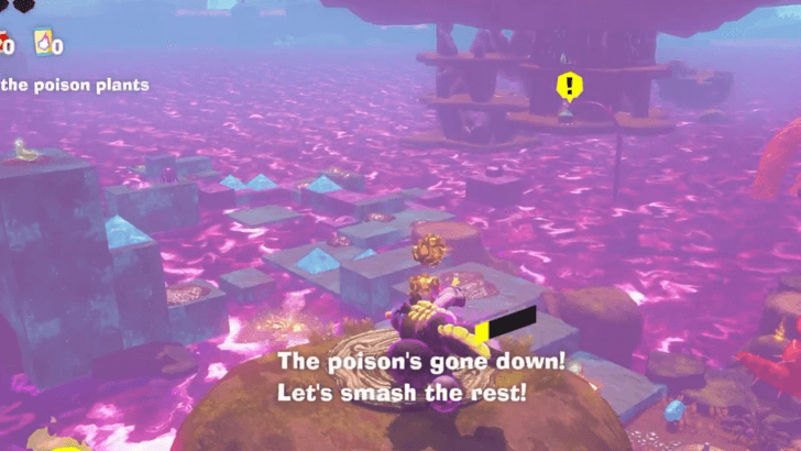 Go to the second poison plant