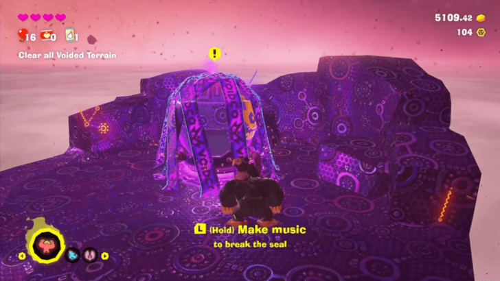 Make Music to Clear the Voided Terrain