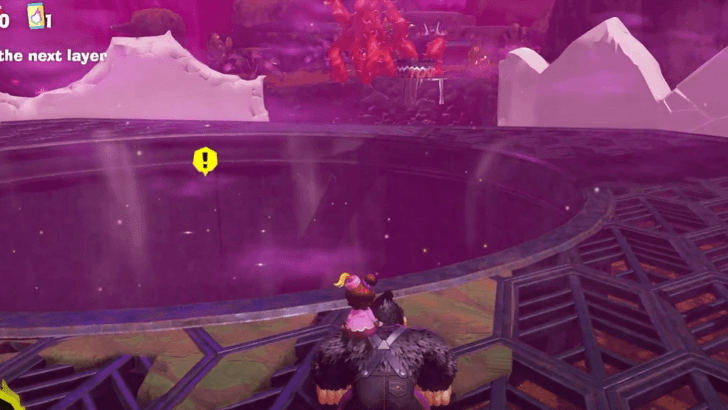 Jump Down the Forest Layer sinkhole