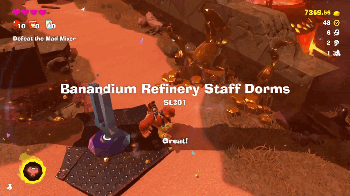 Banandium Refinery Staff Dorms Checkpoint Checkpoint Overworld Location