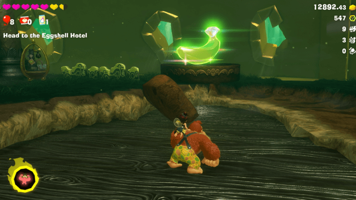 Lounge Loft and Found Banandium Gem Overworld Location