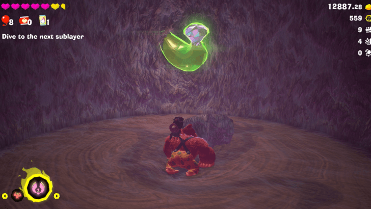 Stuck in the Stump Banandium Gem Overworld Location