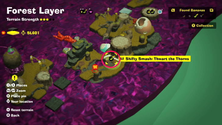 Shifty Smash Thwart the Thorns Banandium Gem Map Location