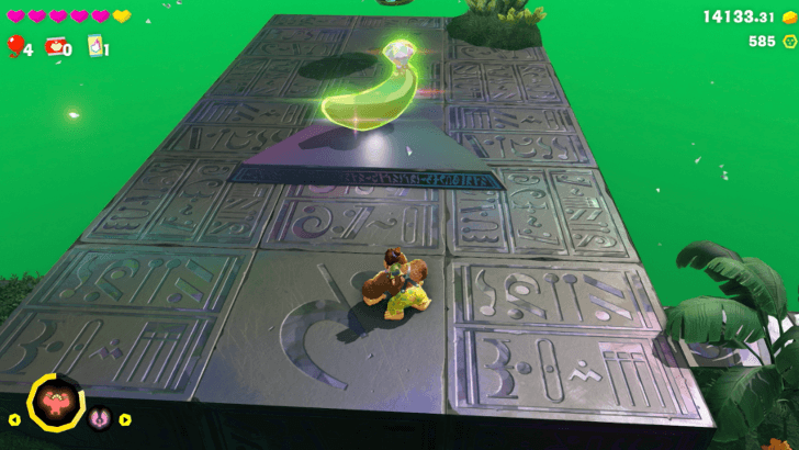 Bouncy Barriers Banandium Gem Overworld Location