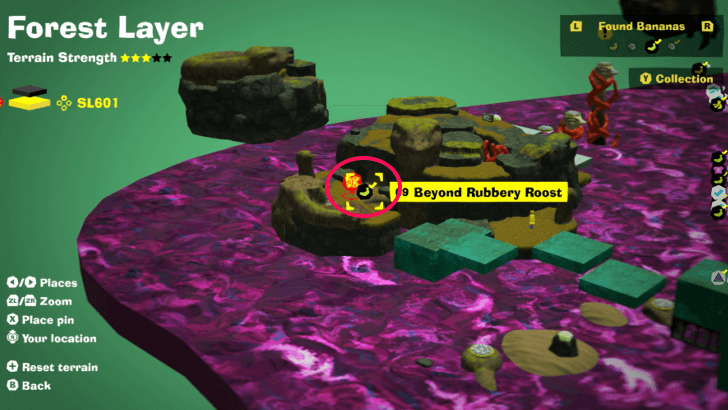Beyond Rubbery Roost Banandium Gem Map Location