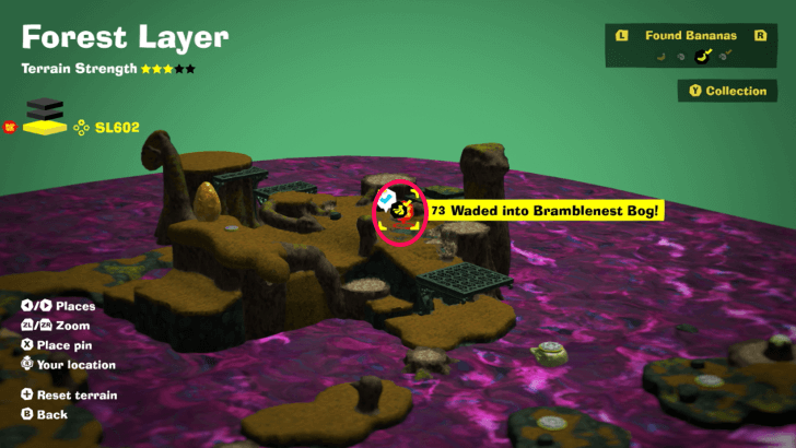 Waded into Bramblenest Bog! Banandium Gem Map Location