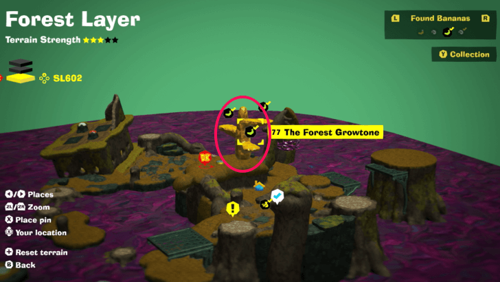 The Forest Growtone Banandium Gem Map Location