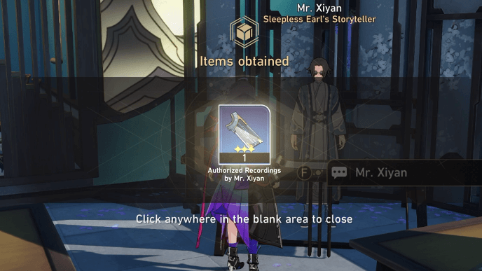 Honkai Star Rail - Merchant Event Food Stand - Get Recordings from Mr Xiyan