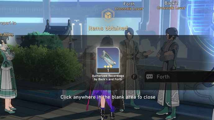 Honkai Star Rail - Merchant Event Food Stand - Get Recordings from Back