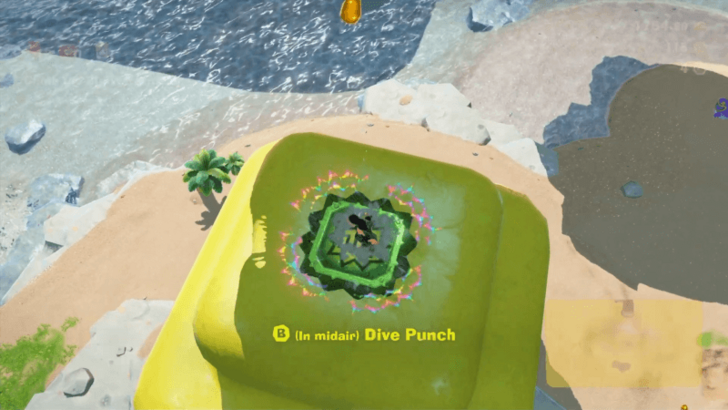Use Dive Punch to Uncover Liftoff Ore