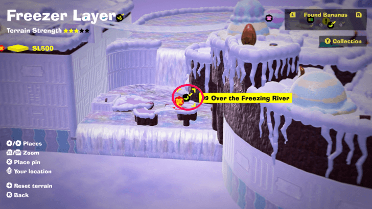 Over the Freezing River Banandium Gem Map Location