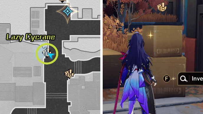Honkai Star Rail - Dodging Work 1 Lazy Cycrane Location