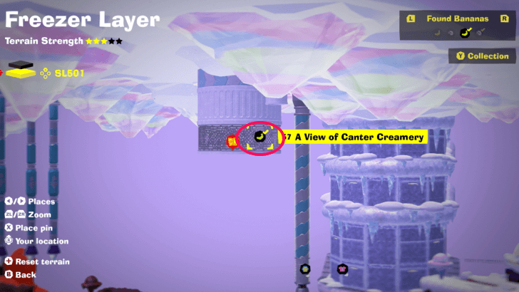 A View of Canter Creamery Banandium Gem Map Location